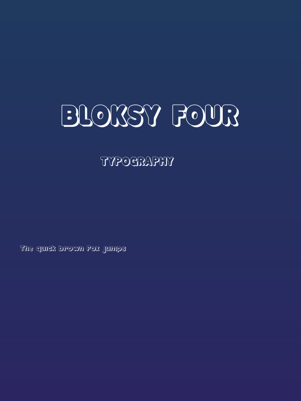 Bloksy Four Poster