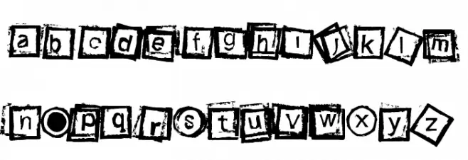 Bloktype خط أحرف كبيرة