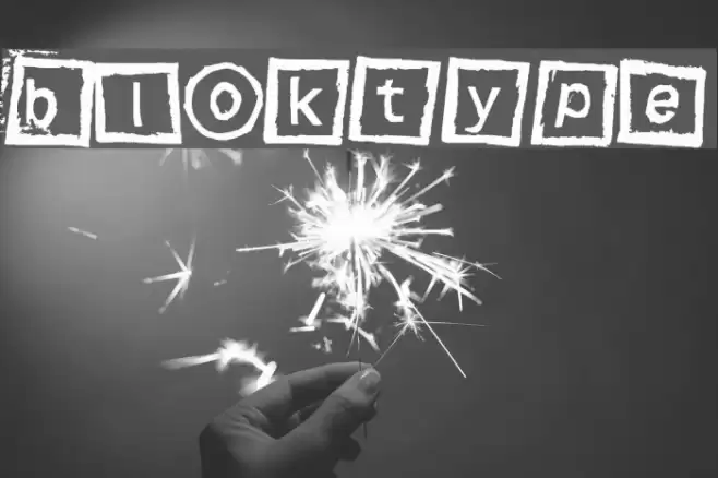 Bloktype Font examples