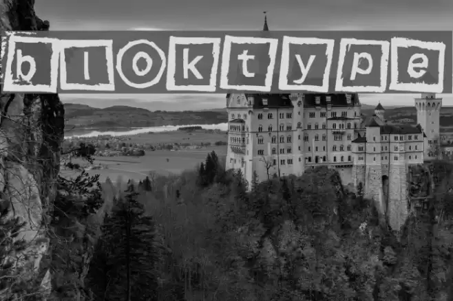 Bloktype Font examples