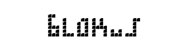 Blokus  フリーフォントのダウンロード