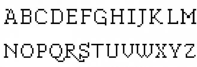 Blokus फ़ॉन्ट अपरकेस
