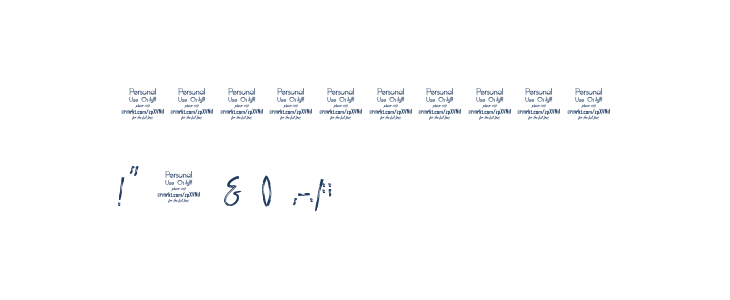 Blombanc Script Personal Use Regular Other Characters