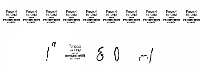 Blombanc Script Personal Use Regular Font OTHER CHARS