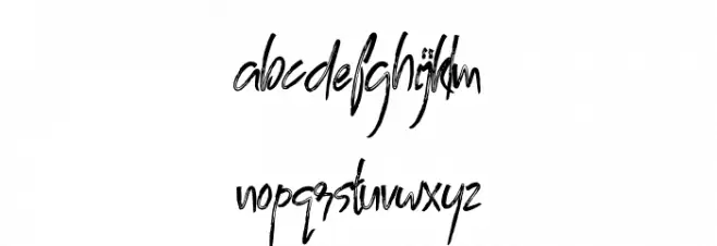 BlombancPersonalUse-Regular Font Litere mici