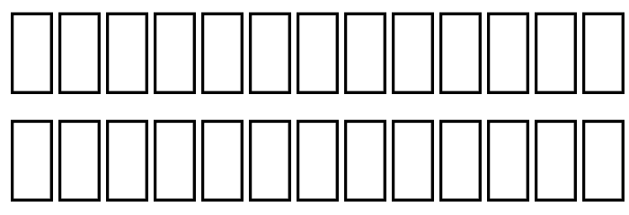 Blomster Font LOWERCASE