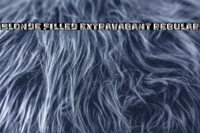 Blonde Filled Extravagant Regular Example 2