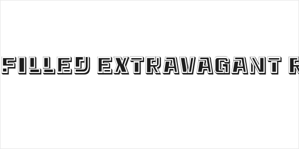 Blonde Filled Extravagant Regular Logo