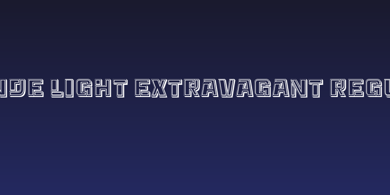 Blonde Light Extravagant Regular Social Header
