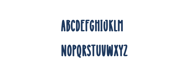 Blonde Pumpkin Uppercase