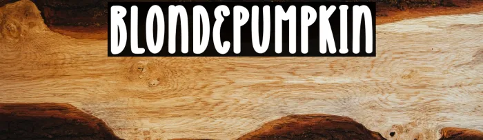 Blonde Pumpkin Example 2