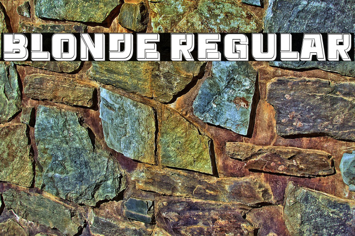 Blonde Regular Example 1