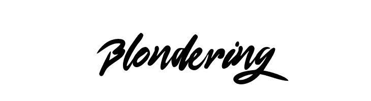 Blondering  Descarca Fonturi Gratis
