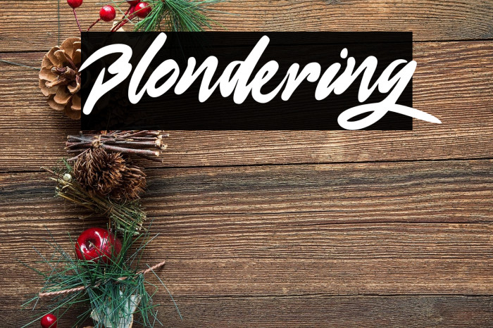 Blondering Example 3