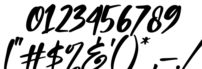 Blondeta Italic Font OTHER CHARS