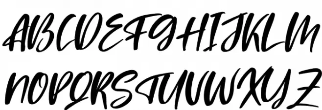 Blondeta Italic Schriftart Groß