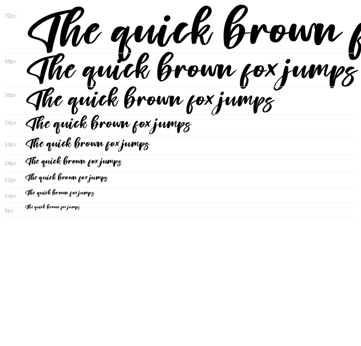 Blondeta Italic Waterfall