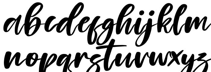 Blondeta Italic Font LOWERCASE