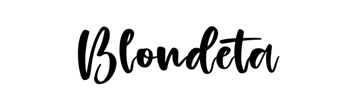 Blondeta  नि: शुल्क फ़ॉन्ट्स डाउनलोड