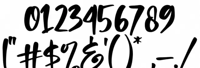 Blondeta Font OTHER CHARS