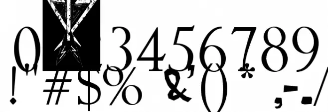 Blondie Font OTHER CHARS