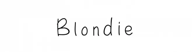 Blondie  baixar fontes gratis