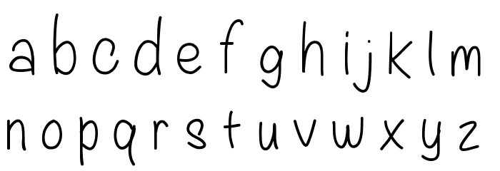 Blondie Font LOWERCASE