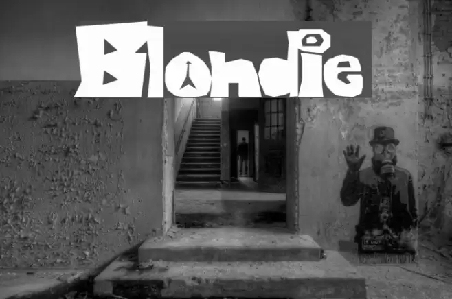 Blondie Font examples