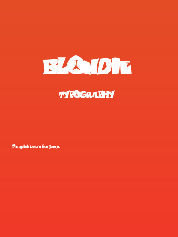 Blondie Poster