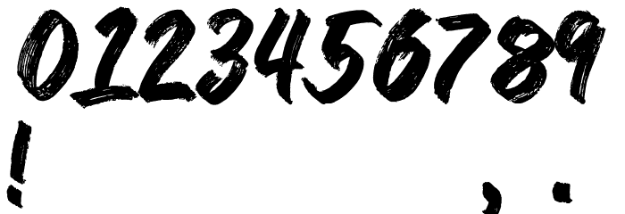 Blondness Demo Font OTHER CHARS