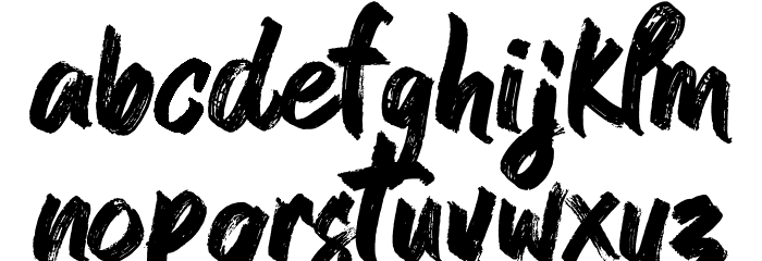 Blondness Demo Font LOWERCASE