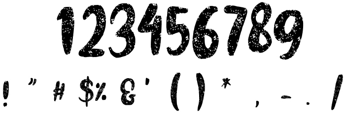 Blondy Font OTHER CHARS