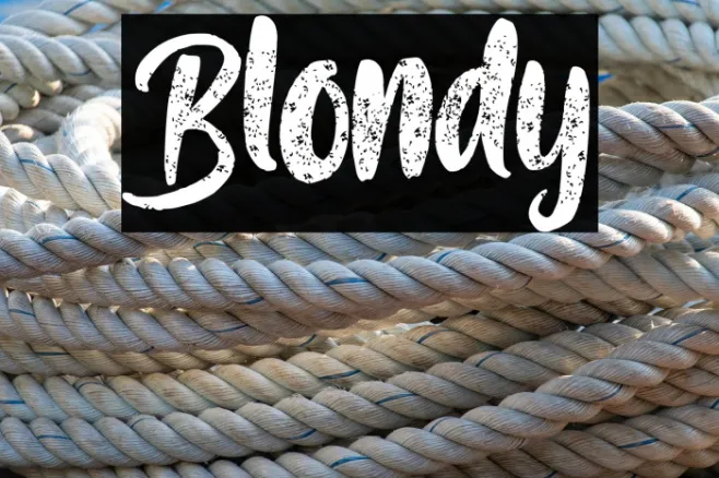 Blondy Example 3