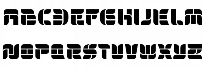 BloneschaBold Schriftart Groß