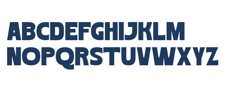Blonkra Regular Uppercase