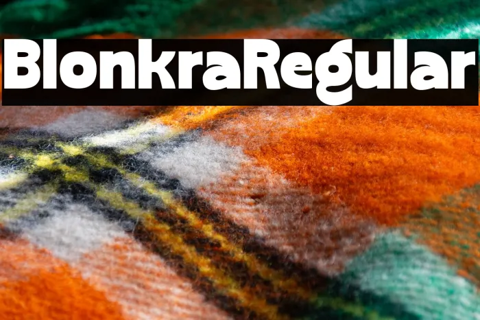 Blonkra Regular Example 1
