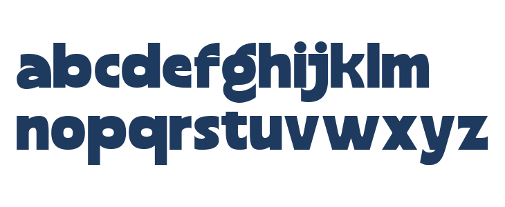 Blonkra Regular Lowercase