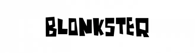 Blonkster  Frei Schriftart Herunterladen