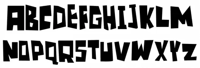 Blonkster Font LOWERCASE