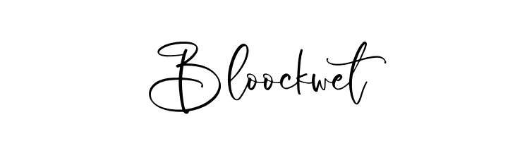 Bloockwet  Free Fonts Download