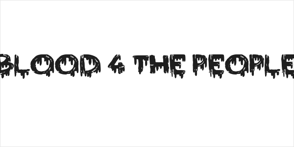 Blood 4 the People Logo