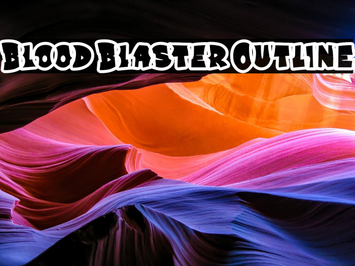 Blood Blaster Outline Example 1
