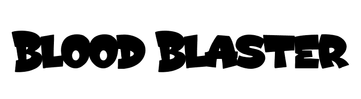 Blood Blaster  नि: शुल्क फ़ॉन्ट्स डाउनलोड