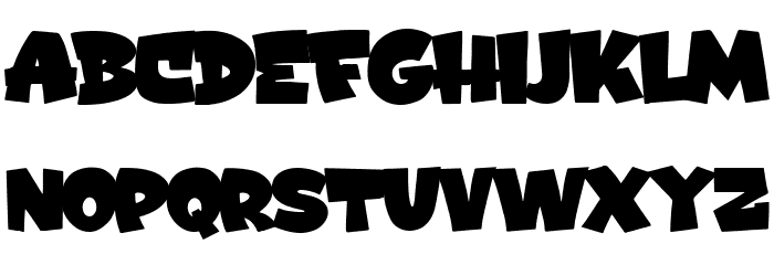 Blood Blaster Font LOWERCASE