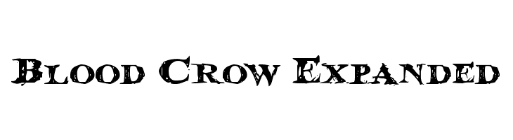 Blood Crow Expanded Fonte