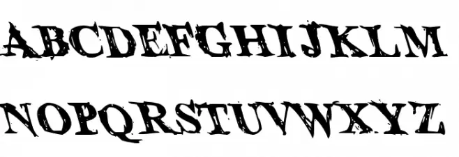 Blood Crow Leftalic Fonte MAIÚSCULAS