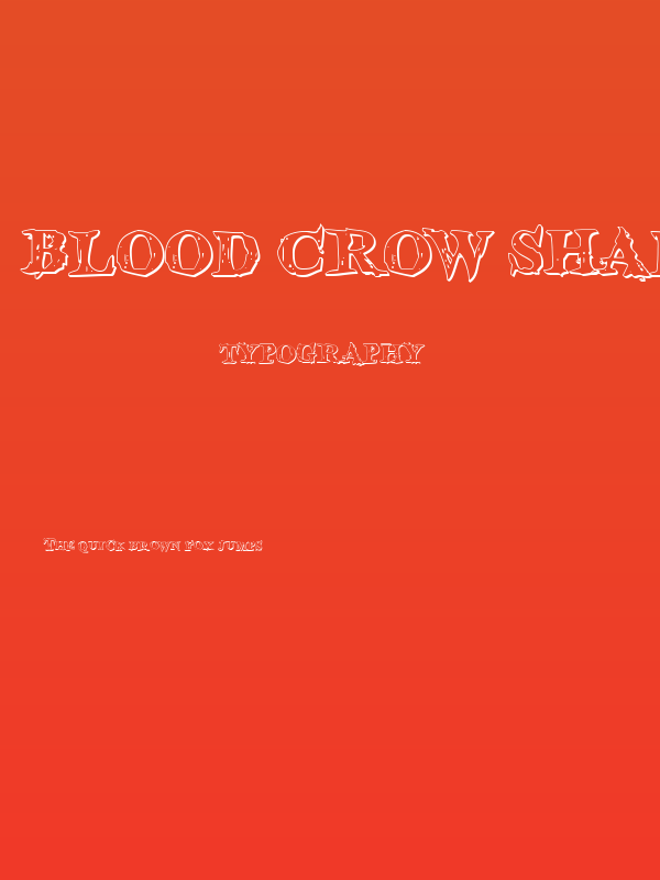 Blood Crow Shadow Poster