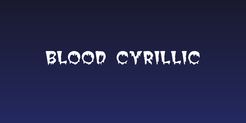 Blood Cyrillic Social Header