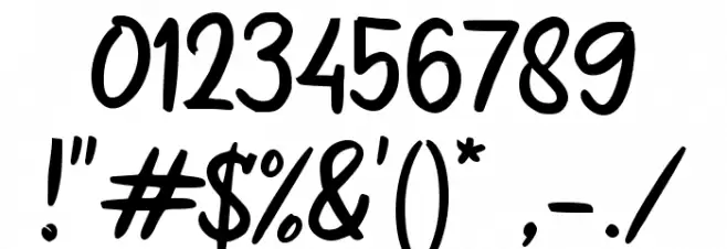 Blood Donor Font OTHER CHARS