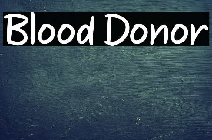 Blood Donor Example 3